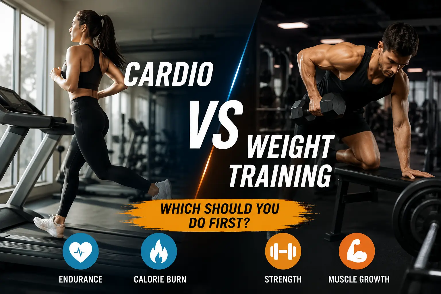 Cardio vs Weight Training: Which Should You Do First?